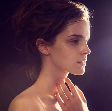 emma watson nudo|Harry Potter star Emma Watson poses nude for the environment